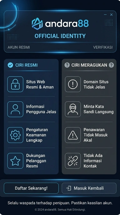 Kanal Resmi andara88 untuk Pengguna Android
