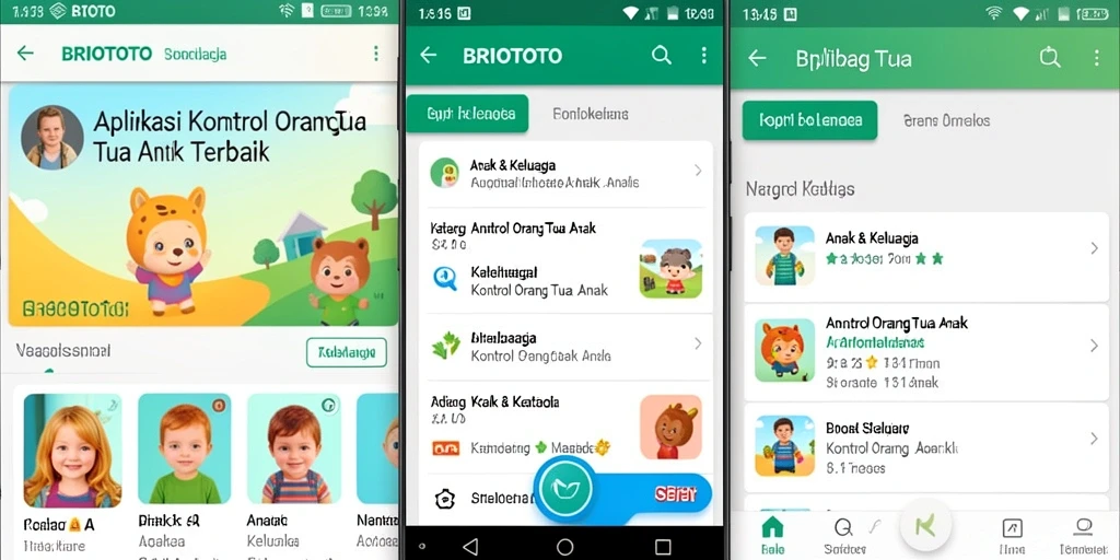 Antarmuka BRIOTOTO yang user-friendly untuk pengaturan kontrol orang tua.