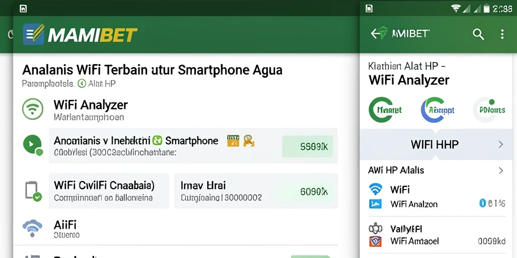Tampilan antarmuka MAMIBET yang menarik dan informatif untuk analisis WiFi.