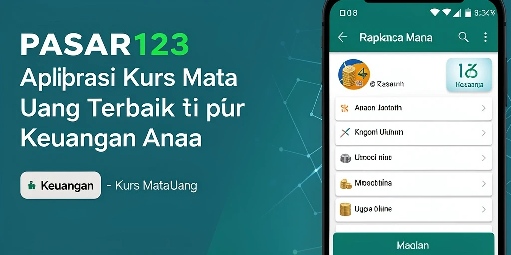 Tampilan antarmuka PASAR123 dengan fitur konversi mata uang yang lengkap.
