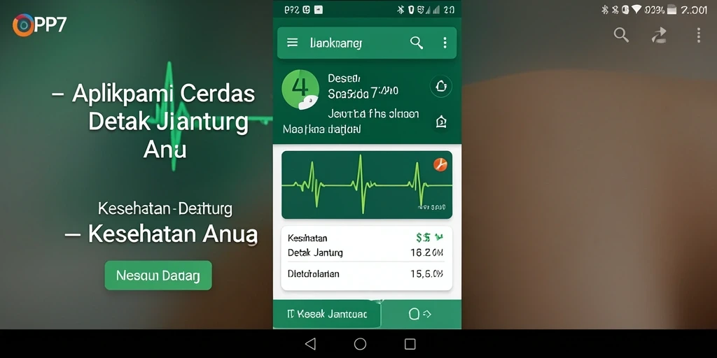 Tampilan antarmuka pengguna aplikasi PP7 yang menarik dan informatif.