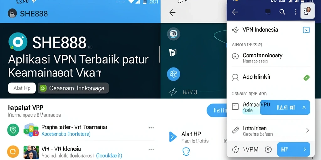 Tampilan antarmuka aplikasi SHE888 yang user-friendly dan fungsional.