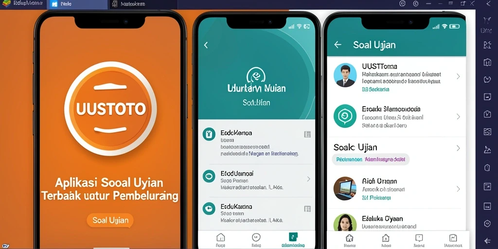 Antarmuka UUSTOTO untuk Soal Ujian yang interaktif.